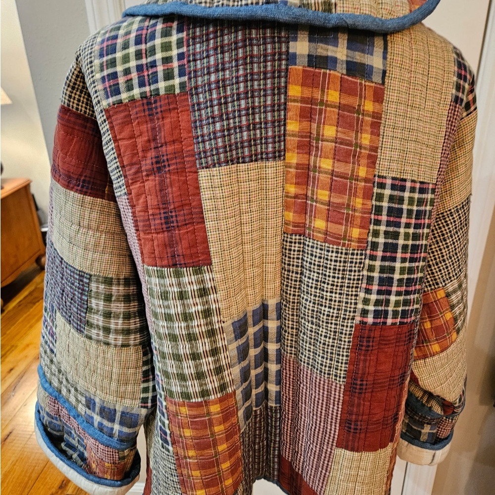 Patchwork Multicolor Women's Quilted Jacket - image 3